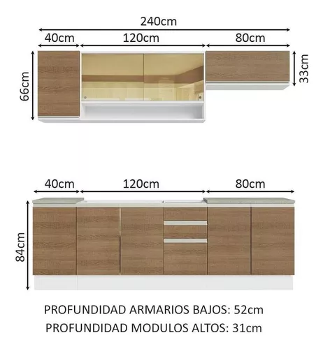 Armario dos puertas correderas altura 240 VIENA