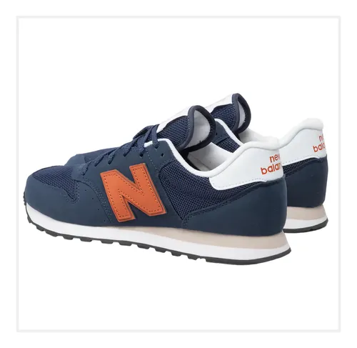 New balance azul marino y naranja cheap