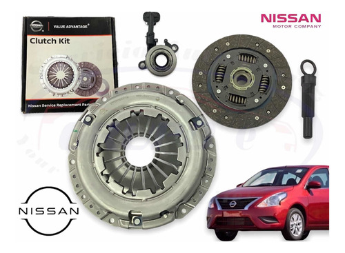 Juego Clutch Versa 1.6 L 2015 Al 2020 Original Nissan 