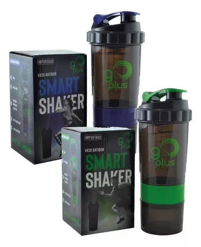 2 Pack Vaso Mezclador De Proteina Smart Shaker Go Plus