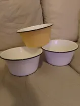 Comprar Bowl Grande Enlozado Impecable 1,2 Lt Precio Cada Uno
