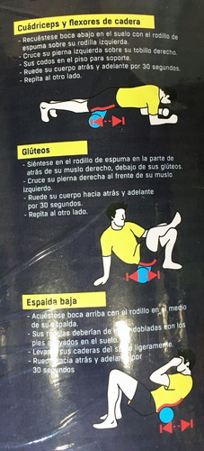 Rodillo De Masajes 3 En 1 Espalda U Cuerpo Best Y-frs301 Eje