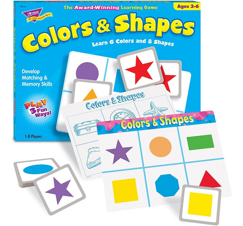 Trend T58103 Trend Colores Y Formas Match Me Game, Edades 3-