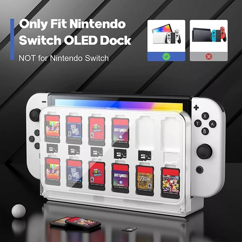 Carcasa - Case Porta Cartuchos Para Nintendo Switch Oled