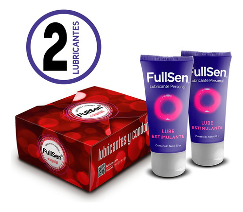 Promoción Fullsen Lubricantes Estimulantes 2 Pack. Sabor Sin Sabor