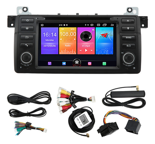 Reproductor Multimedia De Coche Gps Dvd Navigation 4+64g Par