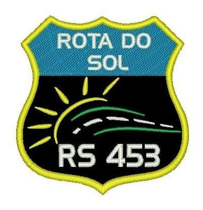Patch Bordado Rota Do Sol Rs 453 (moto, Viagem, Turismo))