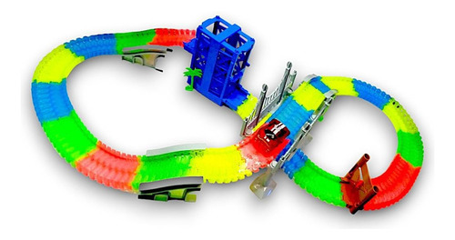 Pista Magic Track 211 Pcs Con Ascensor