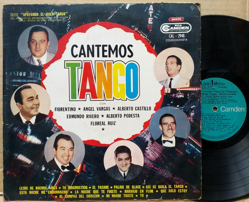 Cantemos Tango - Fiorentino Vargas Rivero Castillo - Lp 1965