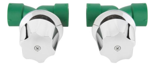 Llave Empotrable 616931 De Ppr Para Regadera Iusa Cromado