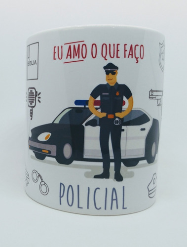 Caneca Personalizada Profissão Policial