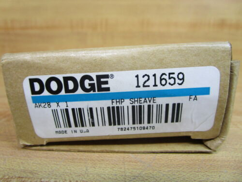 Dodge Ak28x1 Fhp Sheave W/keyway 121659 Yyj