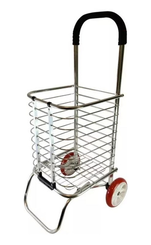 Carrito De Mandado Aluminio 50kg Plegable Shopping Cart Gara