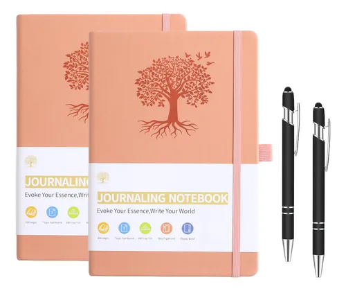 comprar 2pcs Cuaderno Libreta De Notas Escolares Regalo A5 Con Pluma