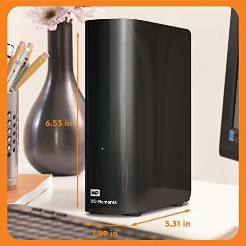 Wd Disco Duro Escritorio Elements 12 Tb Hdd Usb 3.0 5tb