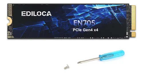 Ediloca En705 Ssd 2tb Pcie Gen4, Nvme M.2 2280, 3d Nand Tlc,