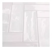 Comprar Cerámica Acuarela Azulejo 7,7x30 Iceland Blanco Brillante