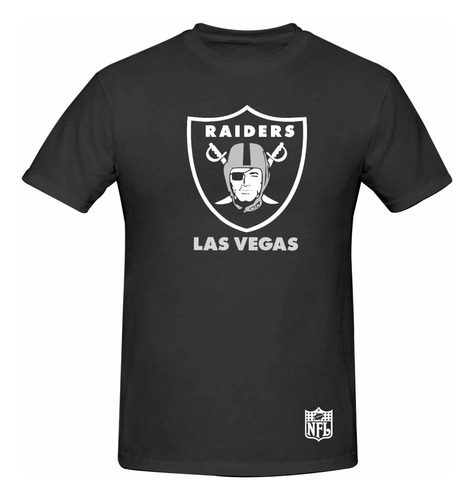 Playera Modelo Las Vegas Raiders Estampado En Vinil
