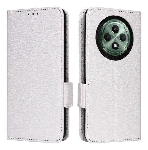Funda Para Oppo Reno 12f 5g F27 5g Funda De Piel Con Cierre Magnético Con Tarjetero, Función Atril, Protección Total