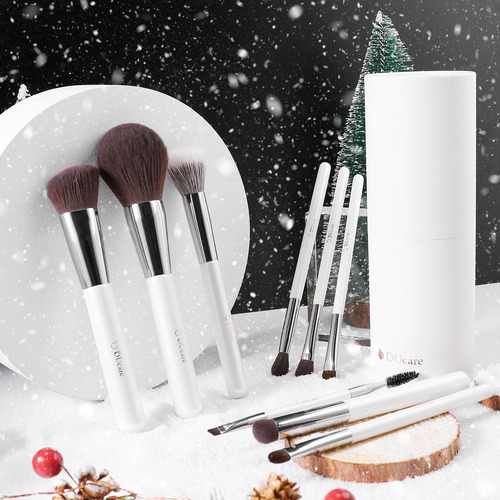 Juego De Brochas De Maquillaje Ducare, 9 Piezas, Brochas De