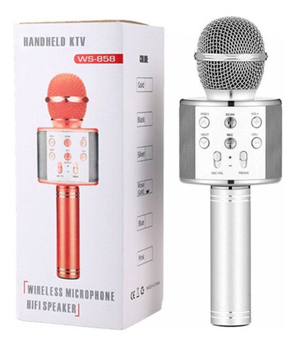 Microfono Inalambrico Karaoke Bocina Bluetooth