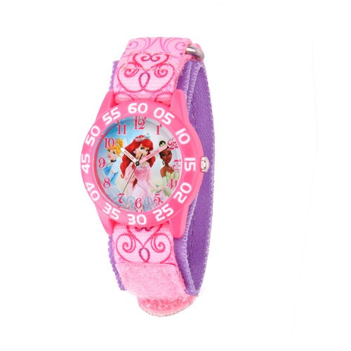 Reloj Disney Para Niña W001667 Tablero De Princesas Pulso