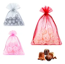 Comprar 100 Saquinho Organza Lembrancinha Festa Saco Organza 7x9 