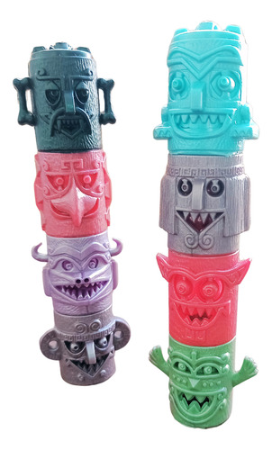 Figuras Cereal Kellog's Premium Tribe Totem Colección (Usado)