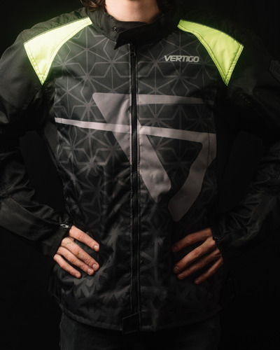 Campera Moto Vertigo Con Protecciones. Tienda Oficial