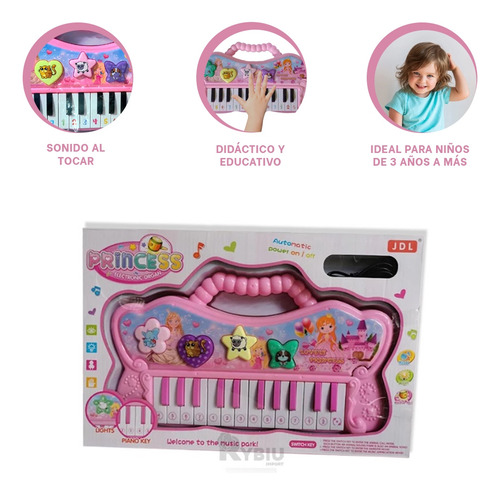 Teclado Resistente A Golpes Color Rosado Y+regalo Stickers