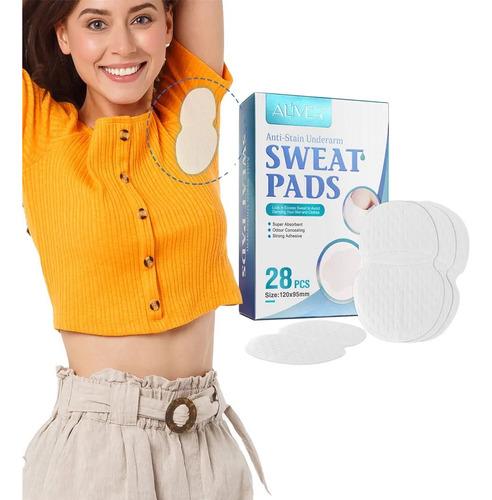 Almohadilla Sudor Axilas 28 Und Color Blanco