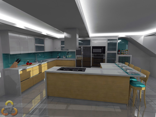 Imagen 4 de 10 de Diseño 3d De Cocinas E Interiores Servicio Y Asesoria