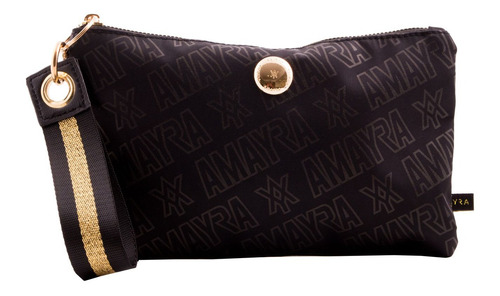 Imagen 2 de 10 de Cartera Clutch Amayra Mujer Dama Estampado Correa
