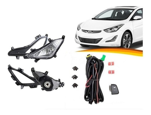 Neblineros Para Hyundai Elantra 2014 / 2016 Kit Completo