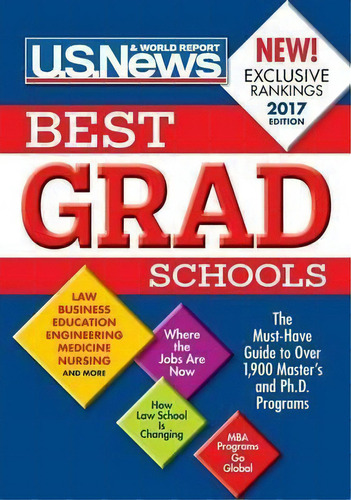 Best Graduate Schools 2017, De U S Report. Editorial U.s. News & World Report, Tapa Dura En Inglés