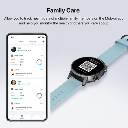Reloj Inteligente Ticwatch E3 Wear Os De Google Ip68 A Prueb