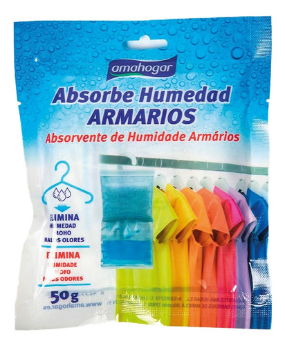 Absorbedor De Humedad Armarios 50g - Amahogar