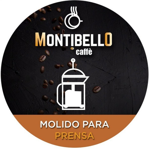 Café Tostado En Grano O Molido Montibello Italia 250gr