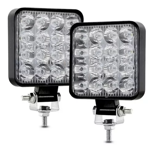 Faro Led cuadrado 16W, Raptor 4x4