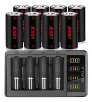 Comprar Paquete De 8 Bateras Recargables De 3,7 V 750 Mah Y Cargador