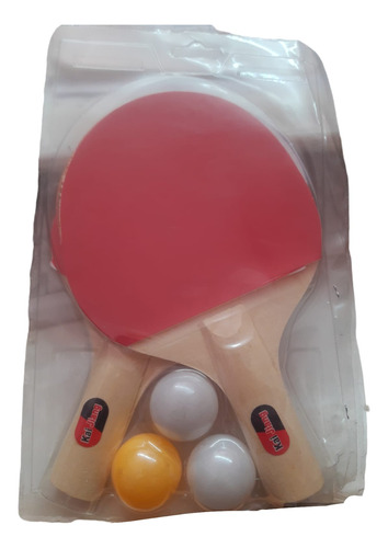 Paleta Y Pelotas  De Ping Pong