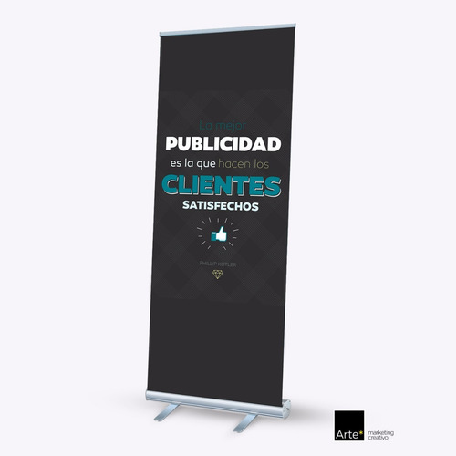 Imagen 2 de 4 de Banner Roll Up 80 X 200 Cms
