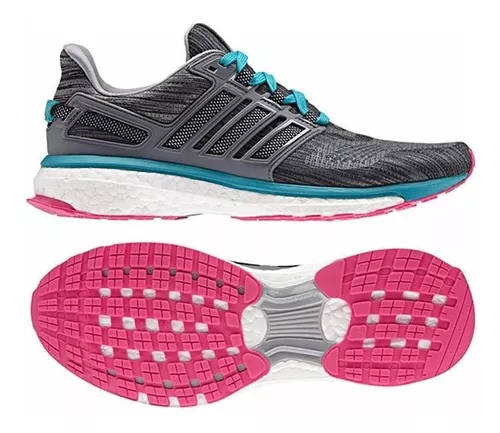 Zapatillas adidas Running Energy Boost 3 W Mujer Gris C/rosa | gratis