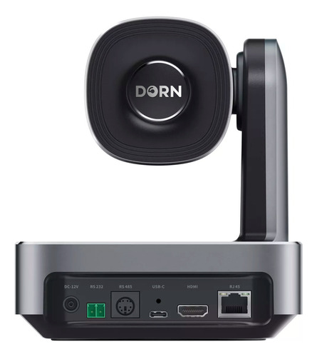Câmera web Dorn 12XU 4K cor preto