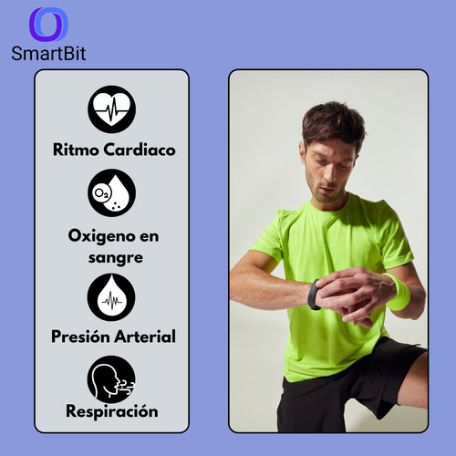 Reloj Smartwatch Hombre Smartbit S1 Pro Negro 1.39 Deportivo Redondo Compatible Con Android E Ios Llamadas Mensajes Elegante