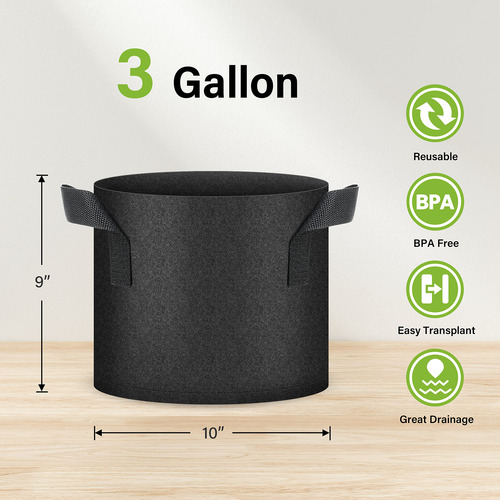 Macetas Para Cultivo De Plantas Healsmart Tomoato De 3 Galon
