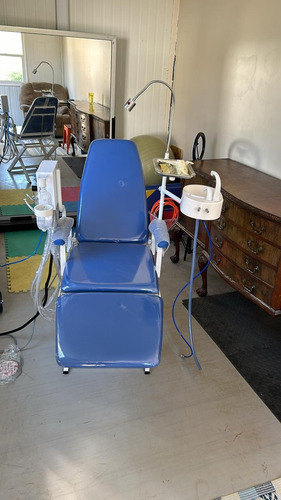 Sillón Dental Portátil Completo Con Trimodular Y Luz Calidad