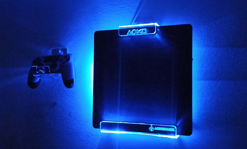 Soporte Para Ps4 Pro Y Control Con Iluminación Led