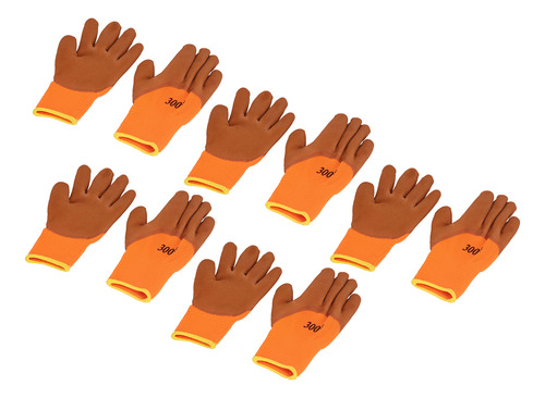 Guantes De Trabajo De Invierno, 5 Pares, Resistentes Al Desg