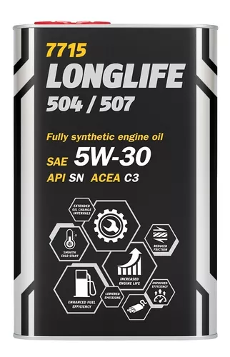 Aceite Mannol Long Life 5w30 Bmw Vw Audi Tdi 1 Litro